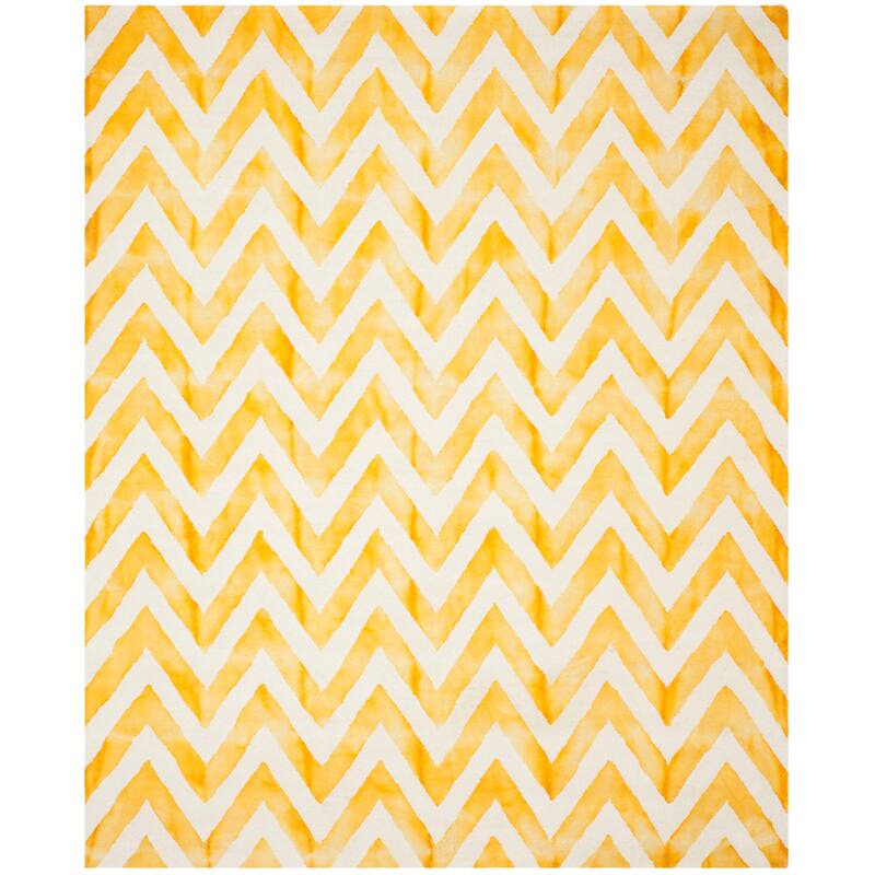 SAFAVIEH Dip Dye Erkhild Hand-tufted Wool Chevron Area Rug