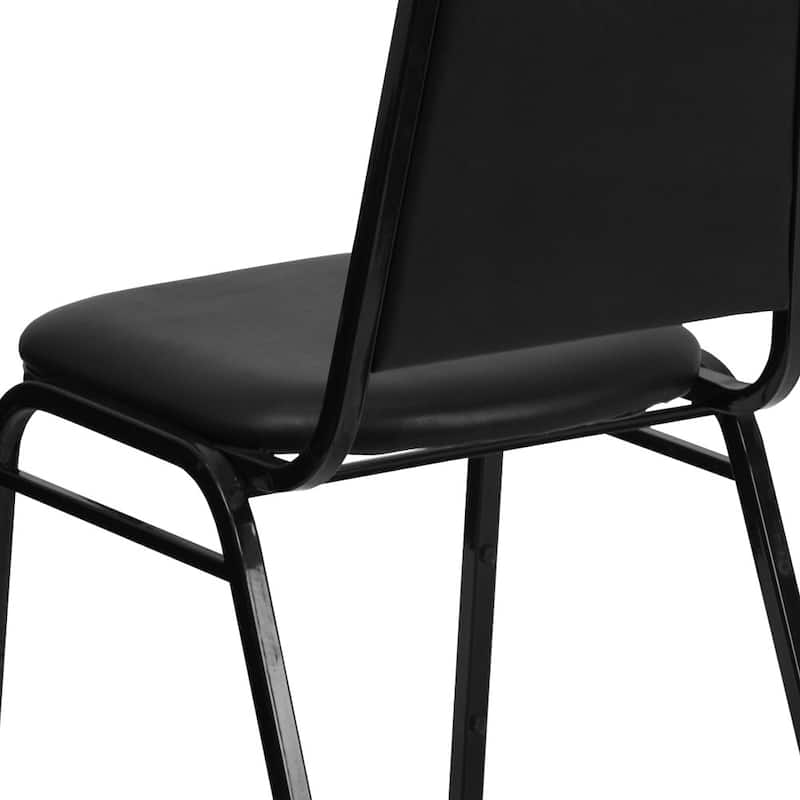 4 Pack Trapezoidal Back Stacking Banquet Chair - 20.25"D x 17.5"W x 36"H
