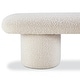 preview thumbnail 14 of 14, Poly & Bark Este Bench - Boucle Mid Century Modern