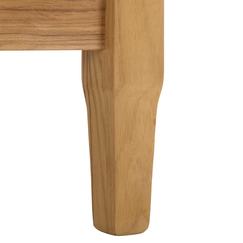 SAFAVIEH Couture Outdoor Patio Furniture Martinique Wood Arm Chair - 31"W x 36"D x 33"H