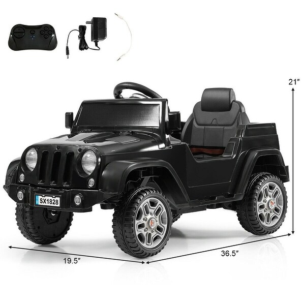 remote control black car