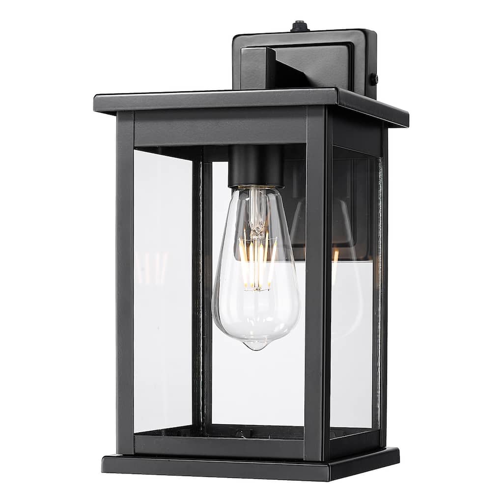 Millennium Lighting 4102-PBK-S Bowton II 11" Tall Outdoor Wall Sconce