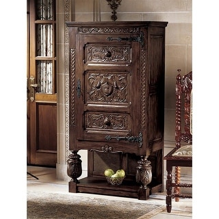Design Toscano Coat of Arms Gothic Revival Armoire
