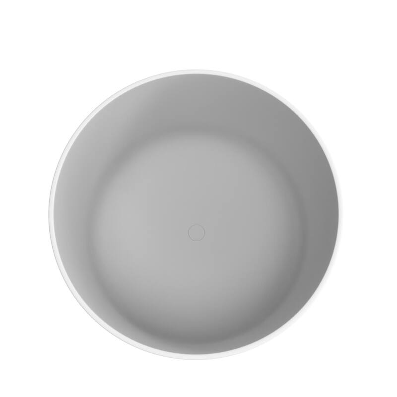 Modern Round Deep White Tub