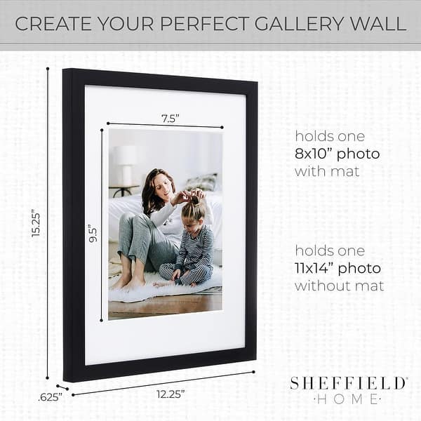 dimension image slide 0 of 7, Sheffield Home 9 Piece Gallery Wall Frame Set,