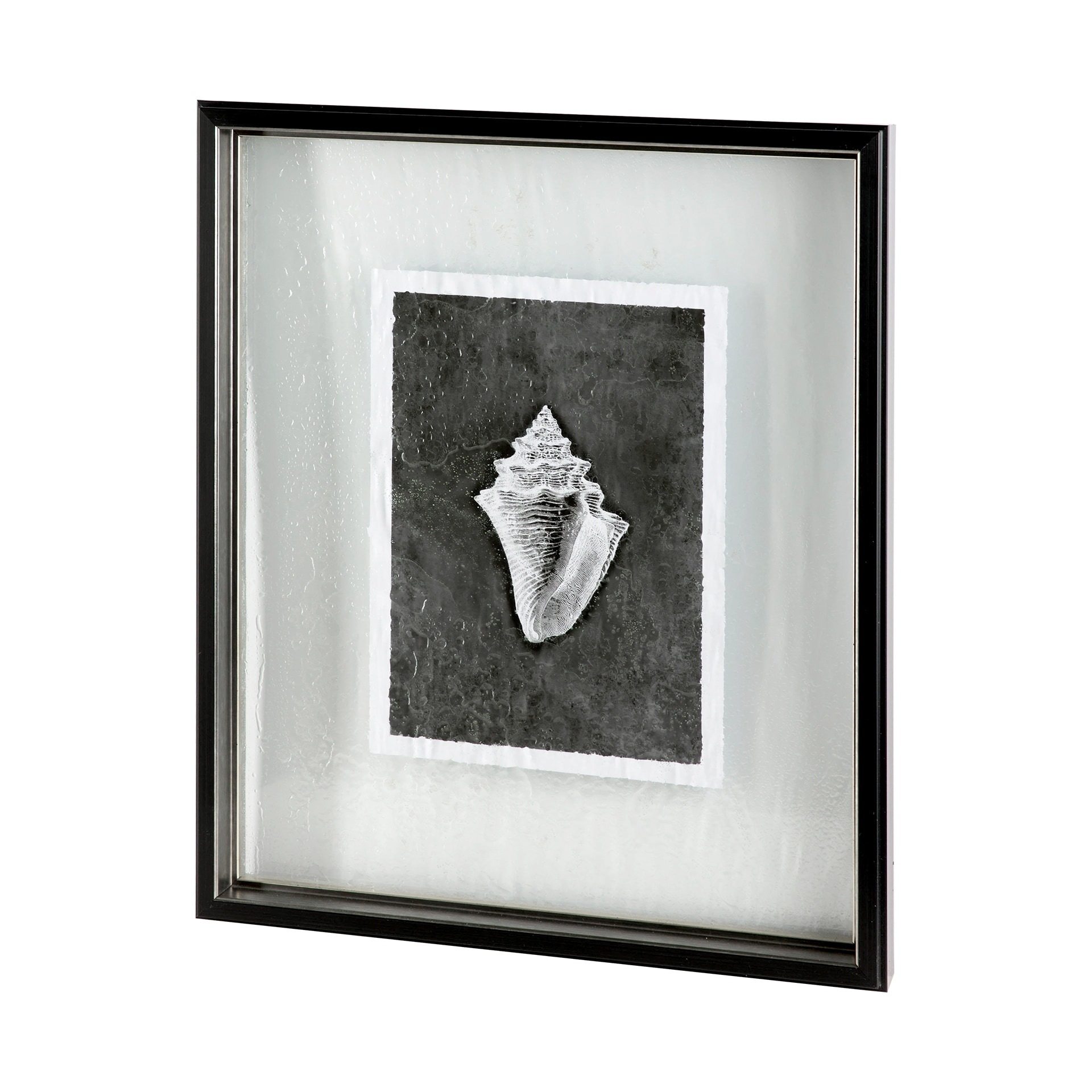 Mercana Dark Coastal I by Mercana Studio a Hand Embellished Textured Framed Art Print Matted under Glass