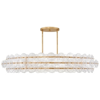 Fredrick Ramond FR30125 Rene 10 Light 60" Wide Ring Chandelier with