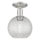 Option Brushed Satin Nickel / Clear Basketweave