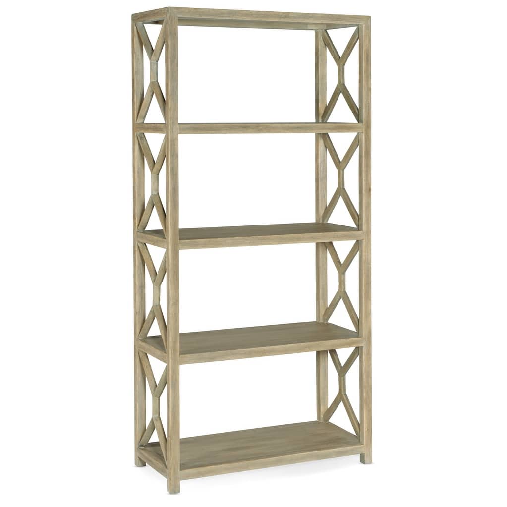 Hooker Furniture Surfrider 85"H X 40"W Casual Coastal Etagere Bookcase