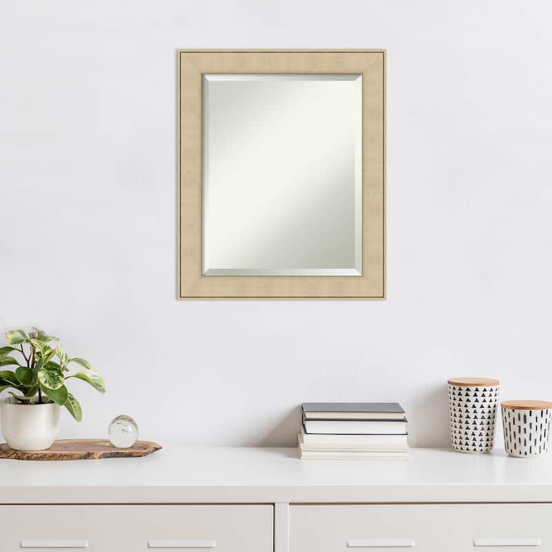 Beveled Wall Mirror - Classic Honey Silver Frame - Classic Honey Silver