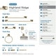 preview thumbnail 11 of 9, Amerock Highland Ridge 24" Towel Bar