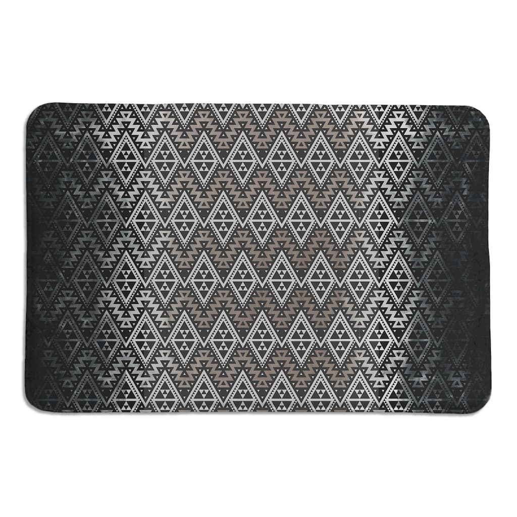 Laural Home Canyon Charcoal Memory Foam Rug