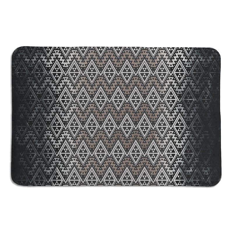 Laural Home Canyon Charcoal Memory Foam Rug