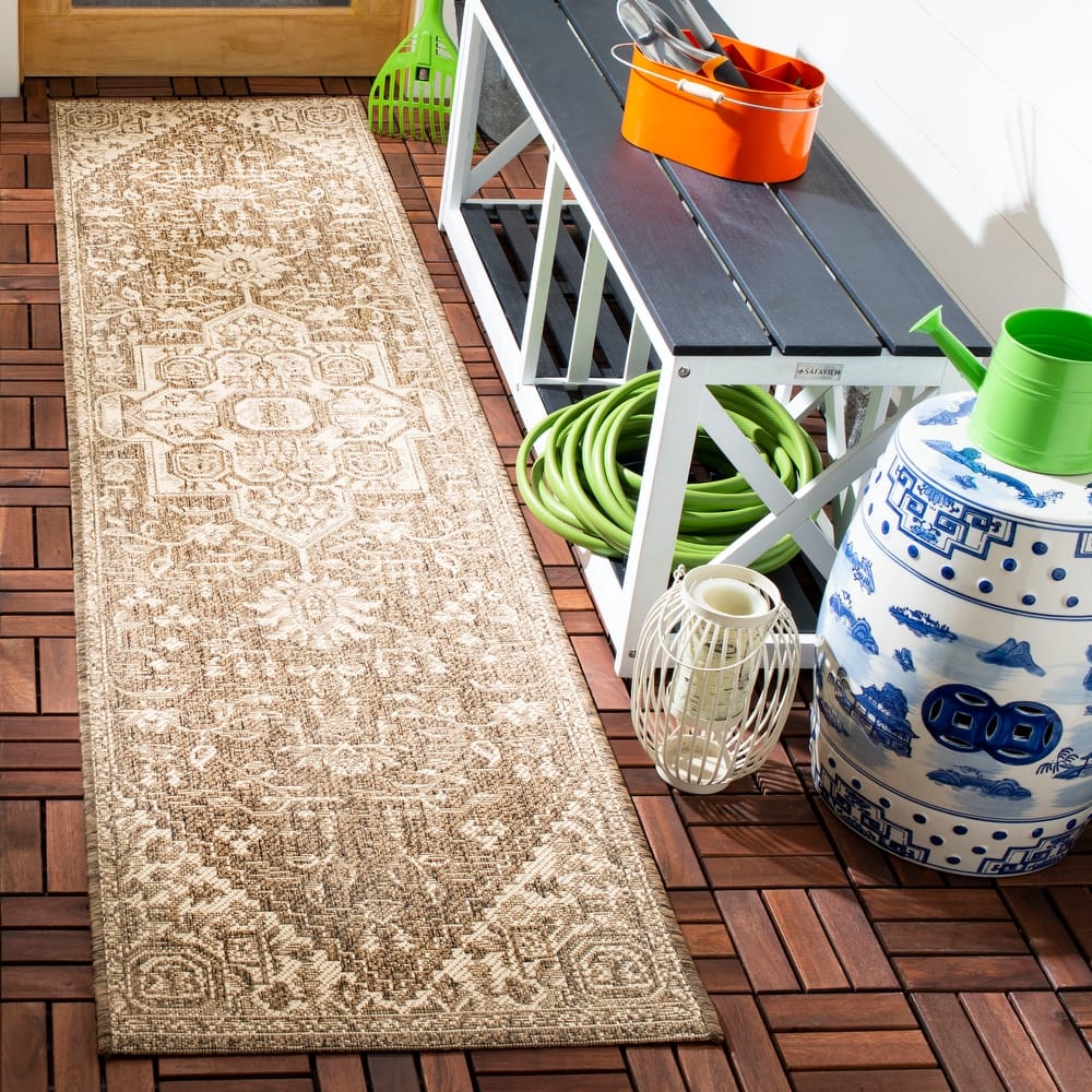 SAFAVIEH Beach House Caoimhe Indoor/ Outdoor Patio Backyard Rug