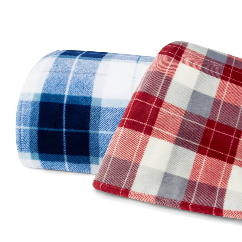 Nautica Northsail Ultra Soft Plush Fleece Blue Blanket