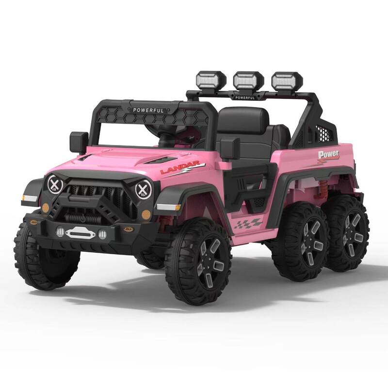 24V Battery Powered Electric Car Vehicle Toy for Kids Best Gift - Pink