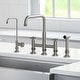 preview thumbnail 94 of 165, Kraus Urbix Industrial Solid Brass Kitchen Faucet