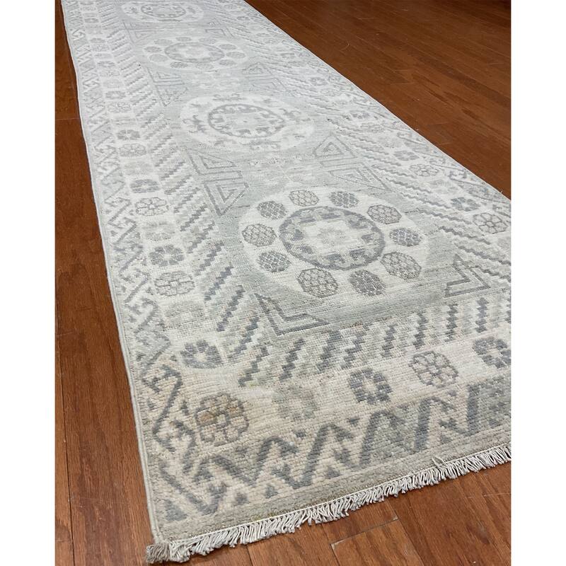 HERAT ORIENTAL Handmade Oushak Wool Runner - 2'7" x 8'11"