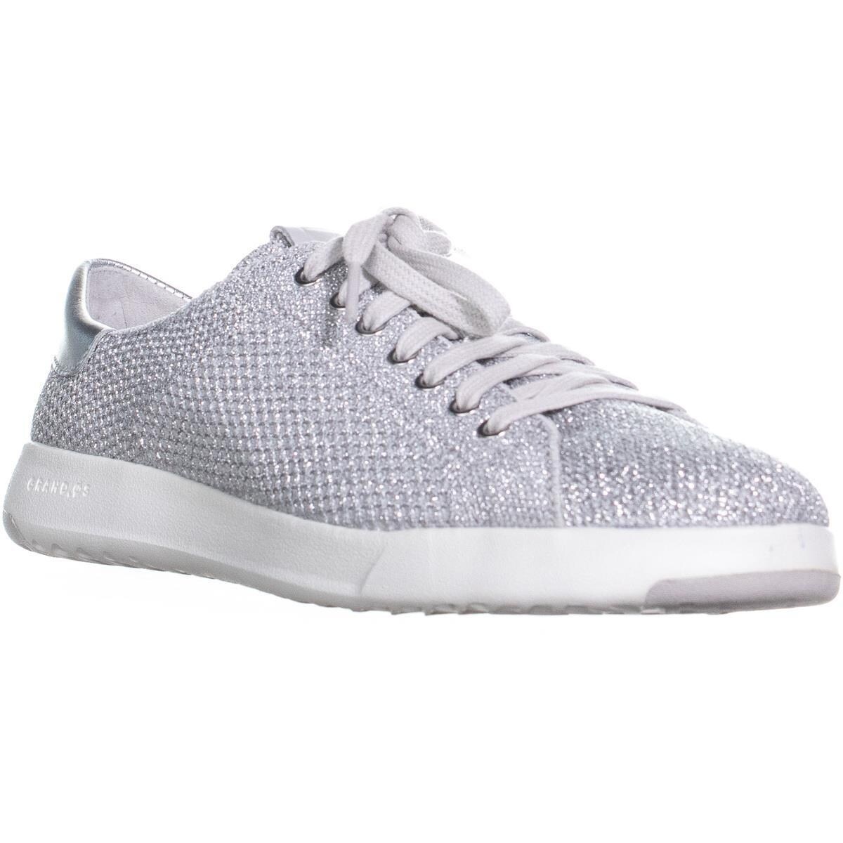 cole haan silver sneakers