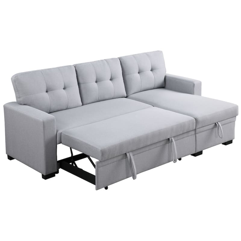 Modern Living Room Modular Sofa with Pull-out Bed and Hidden Storage