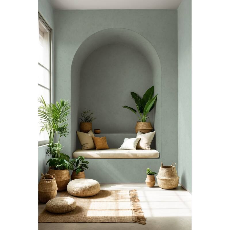 Galerie Wallcoverings Terra Collection Textured Plaster Matte Finish Clay Ink on Non-Woven Wallpaper Roll