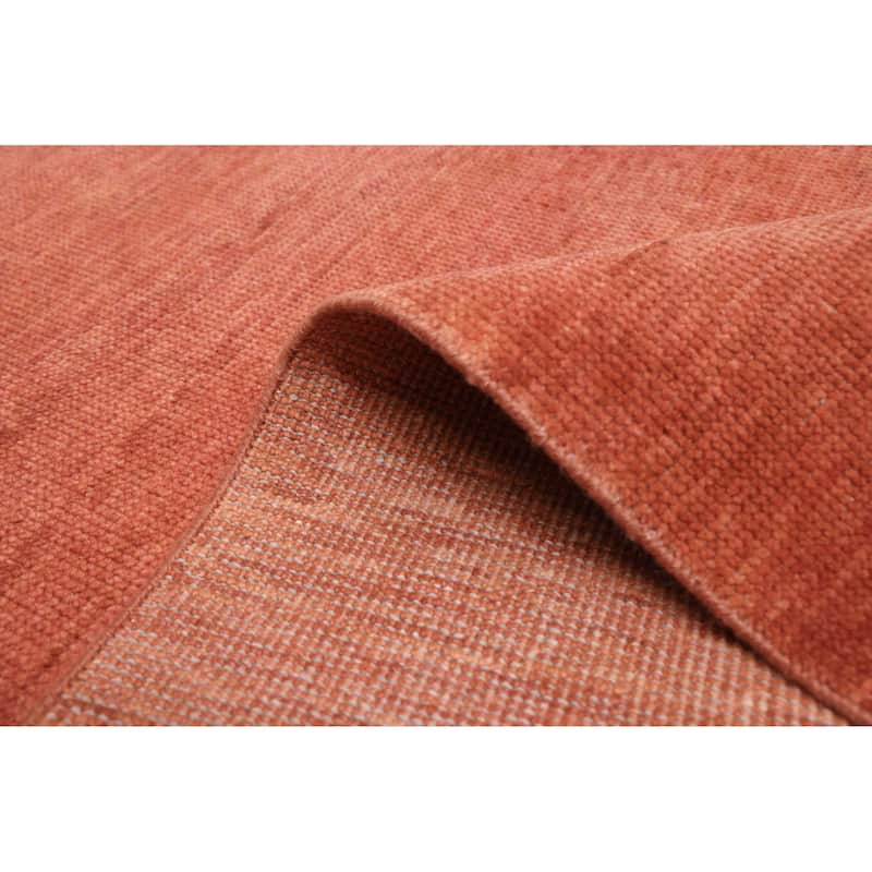 ECARPETGALLERY Hand-knotted Pak Finest Gabbeh Copper Wool Rug - 7'8 x 9'11