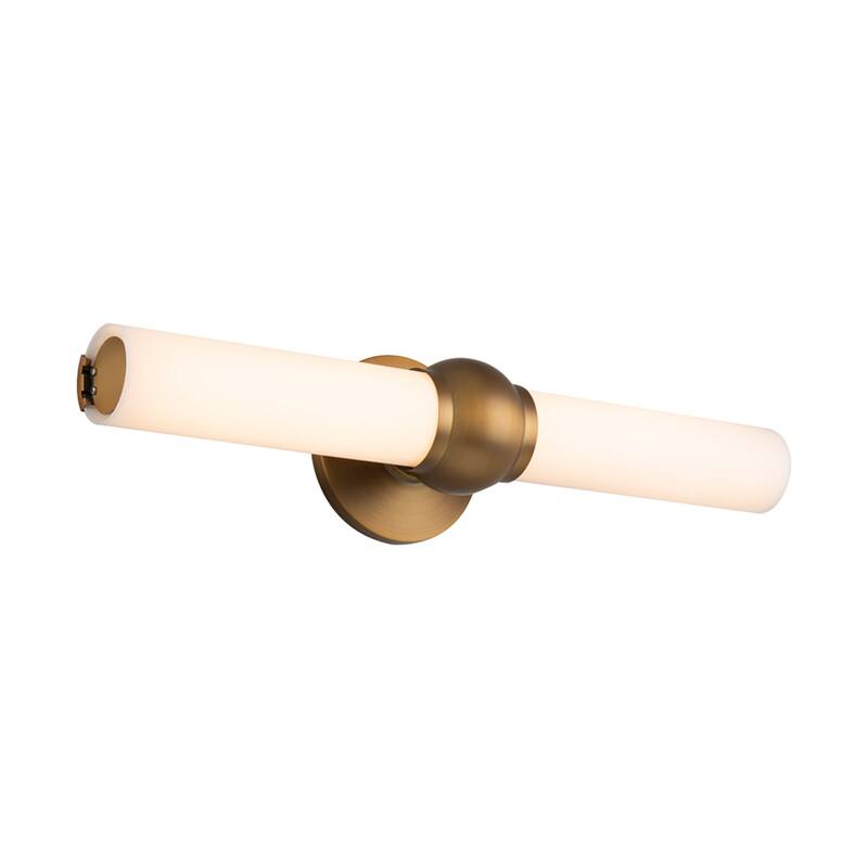 Juliet 20in LED Bath Vanity & Wall Light 3000K - 17 - Aged Brass
