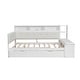 preview thumbnail 22 of 24, GDFStudio - Modern Wooden Full Size Daybed with Trundle, Bench Storage and Charging Station