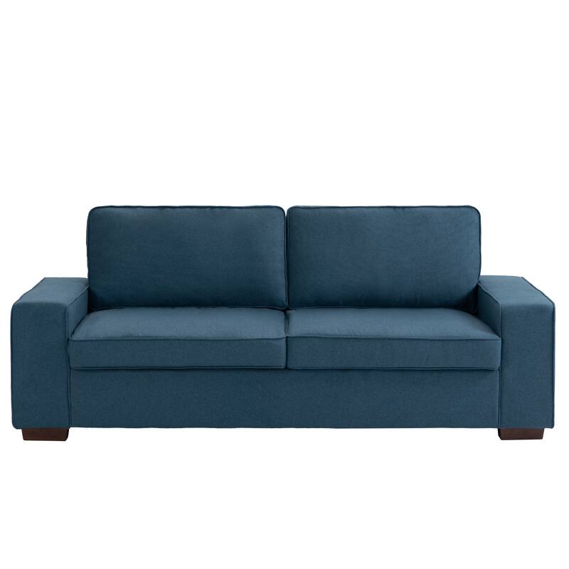 80" Linen 3-Seat Sofa Living Room Loveseat