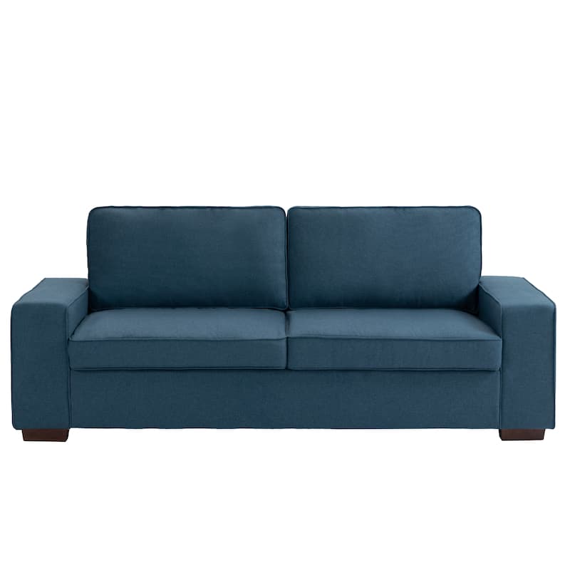 80.1" Wide Linen Corduroy Loveseat Living Room Sofa Couch