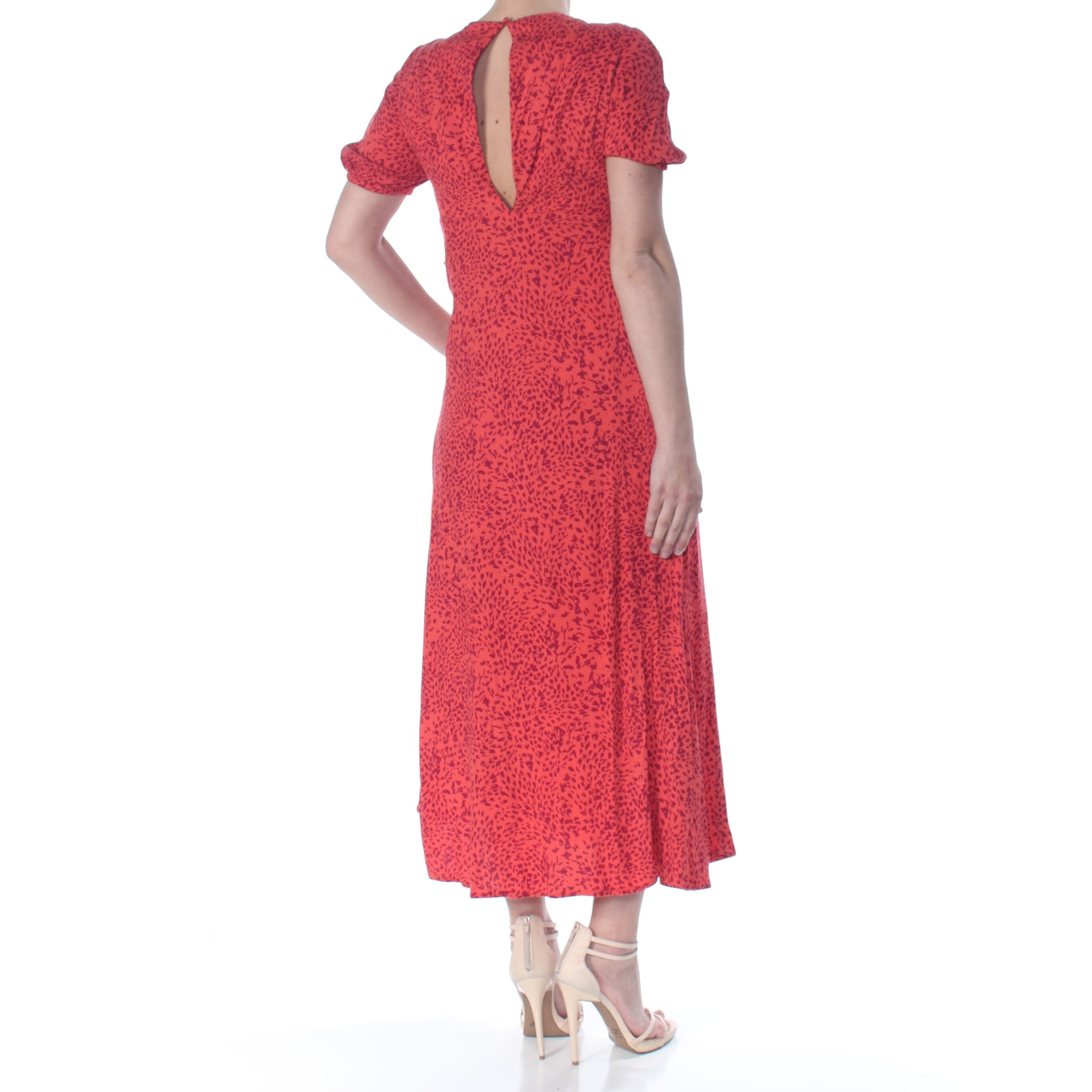 free people animal print dress