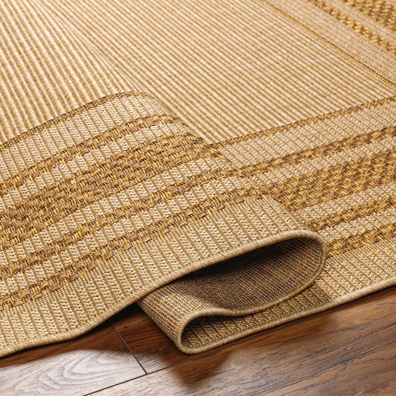 Livabliss Pismo Indoor/ Outdoor Casual Border Area Rug