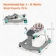 preview thumbnail 20 of 20, Costway 2-in-1 Baby Walker Foldable Activity Push Walker with - See Details