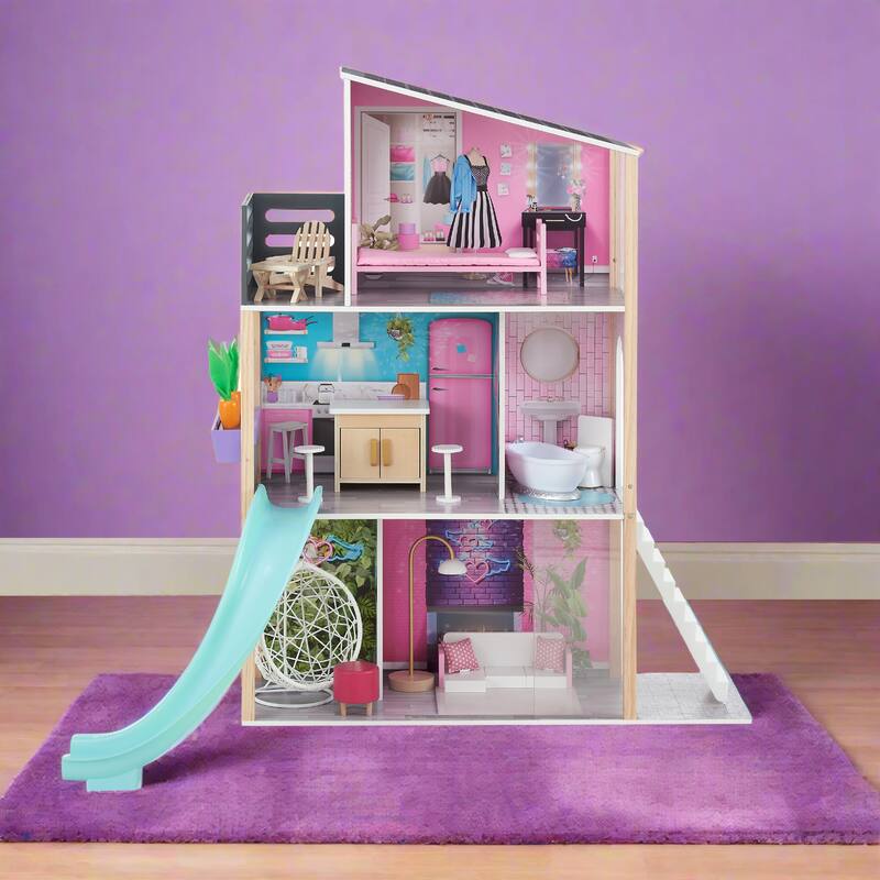 Teamson Kids Dreamland Boho Beach House & Accessories