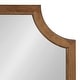 preview thumbnail 66 of 118, Kate and Laurel Hogan Scalloped Wood Framed Mirror
