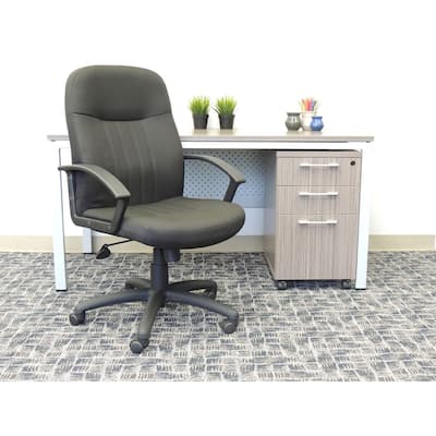 Boss Mid Back Fabric Managers Chair In Black