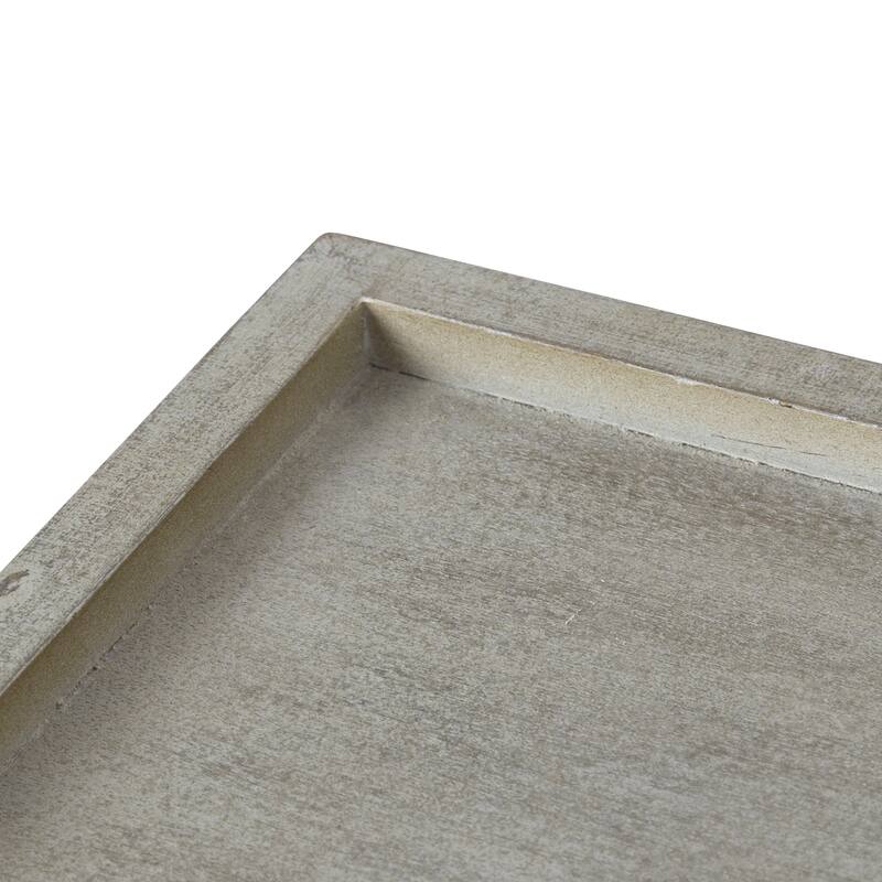 Kate and Laurel Astral Decorative Wood Tray