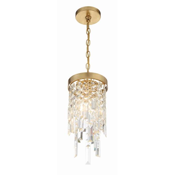 Crystorama Lighting Group WIN-210-CL-MWP Winfield 7" Wide Crystal Mini