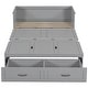 preview thumbnail 7 of 12, Full Murphy Bed with USB Ports, Large Drawers and Metal Handles