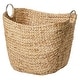 preview thumbnail 59 of 81, Handmade Dried Plant Wicker Contemporary Storage Basket