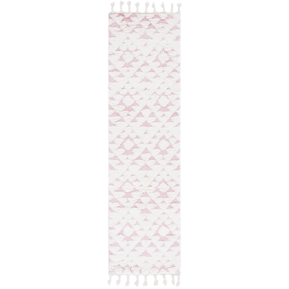 SAFAVIEH Moroccan Tassel Shag Delores 2-inch Thick Rug