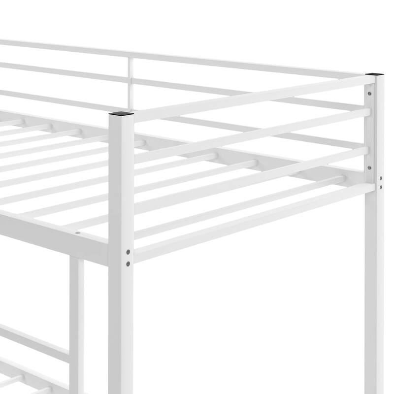 Metal Bunk Bed with Ladder