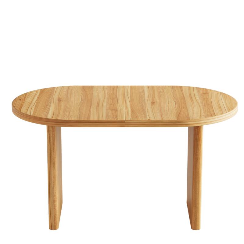 55.12"-70.87"Modern Extendable Dining Table with Removable Extension Leaves