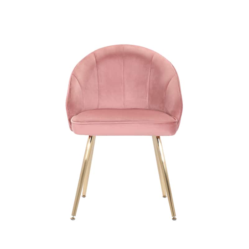 Porthos Home Daija Velvet Dining Chairs with Gold Legs