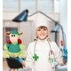 preview thumbnail 4 of 4, DolliBu Dragon Doctor Plush Toy with Cute Scrub Uniform and Cap Outfit - 8 inches