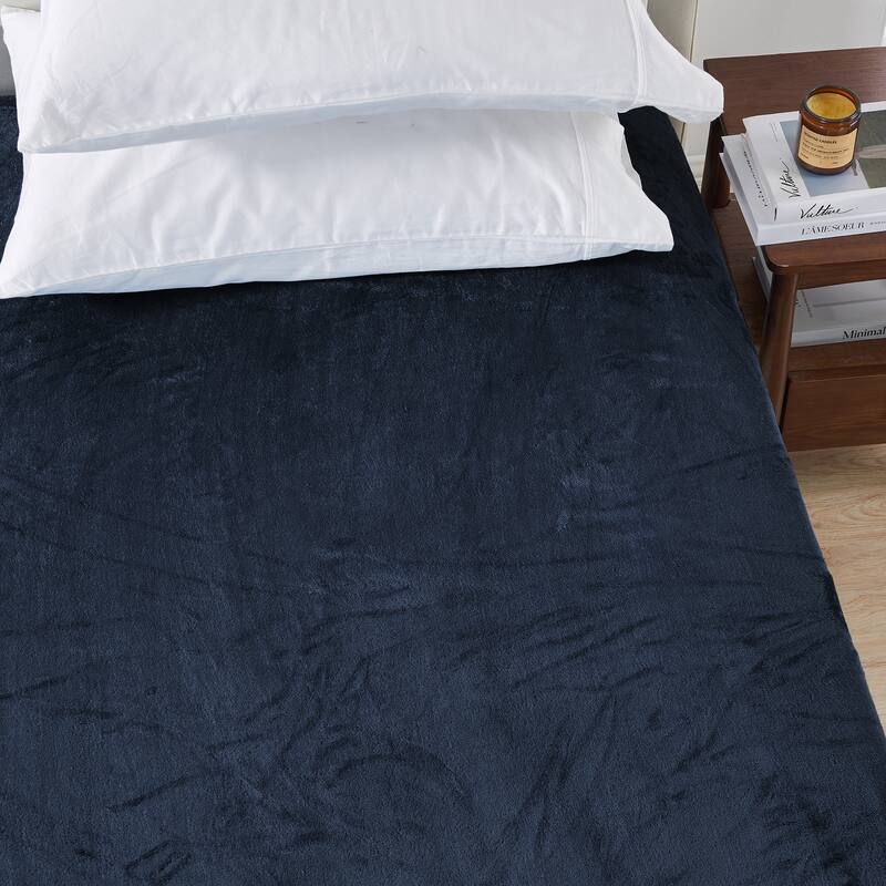 Linery & Co. Soft & Plush Velvet Single Fitted Sheet