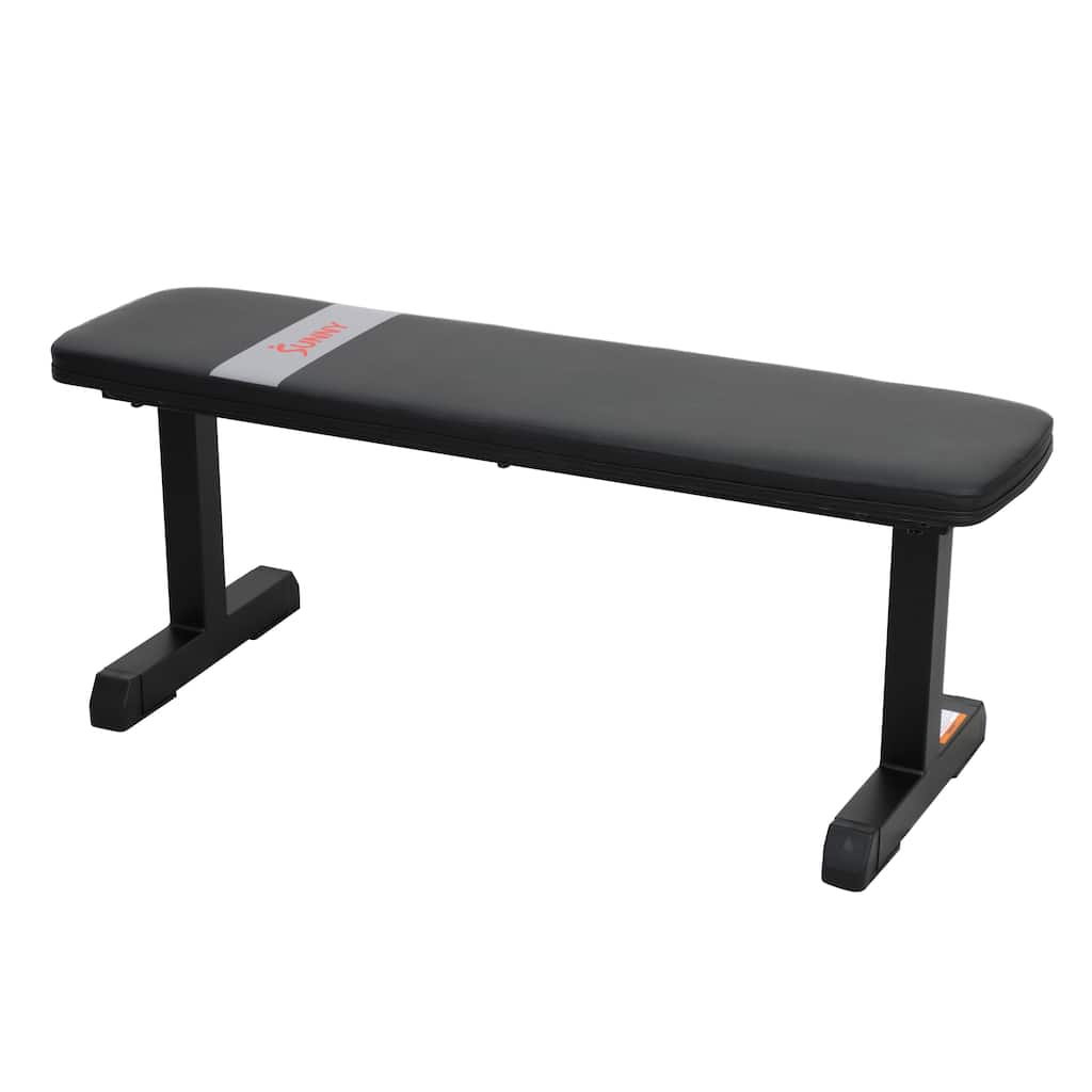 Sunny Health Fitness Flat Weight Bench