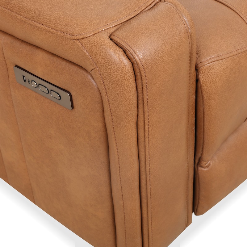Cavron Leather Match Power Glider Recliner