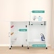 preview thumbnail 6 of 20, EROMMY 45.5" W x 23.6" D Sewing Table featuring a Storage Shelf, Versatile Adjustable Sewing Machine Desk with Storage Bags