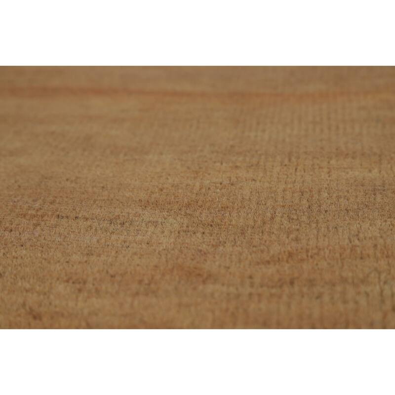 Modern Gabbeh Oriental Area Rug Contemporary Hand-Knotted Wool Carpet - 5'0" x 8'0"